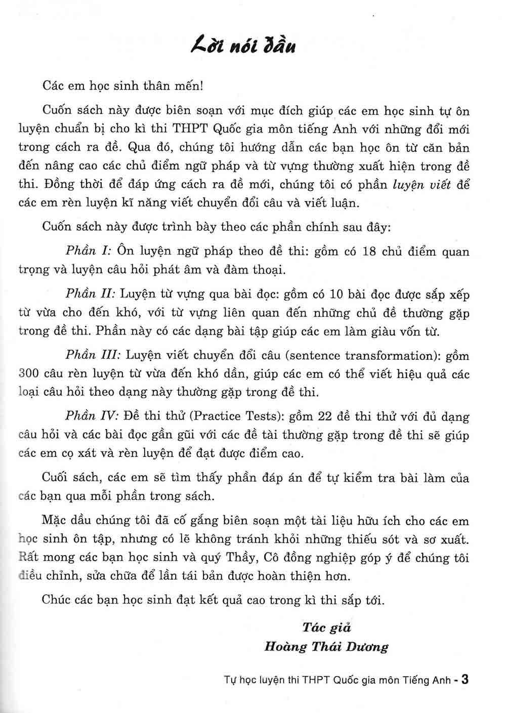 Tự Học, Luyện Thi THPT Quốc Gia Môn Tiếng Anh