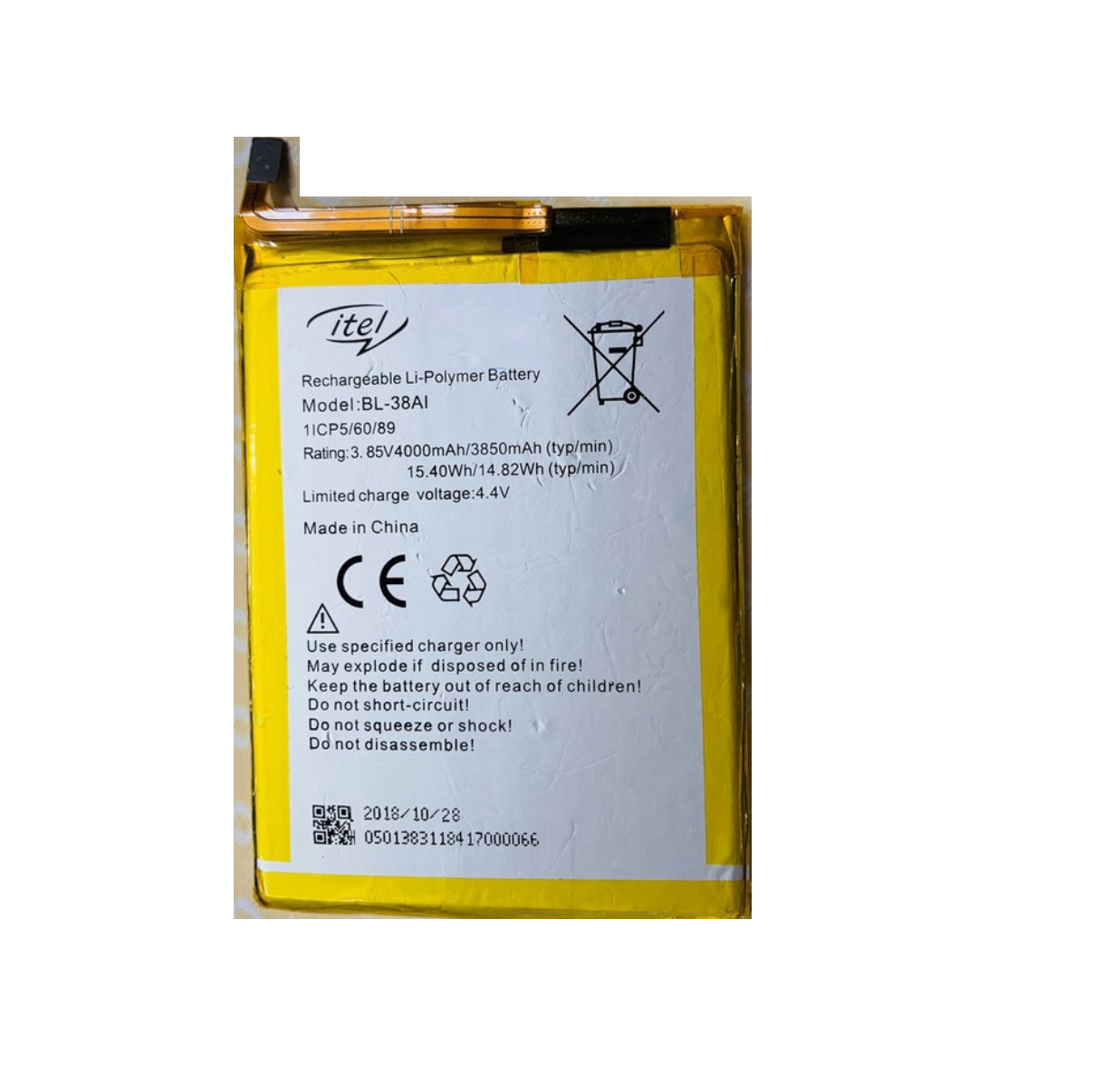 Pin itel bl-38ai / itel p32