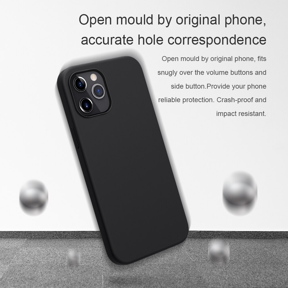 Ốp lưng iPhone 12 Pro Max silicon Nillkin Flex Pure chính hãng