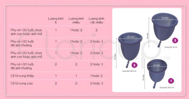 Cốc nguyệt san Claricup, hàng nhập khẩu Pháp
