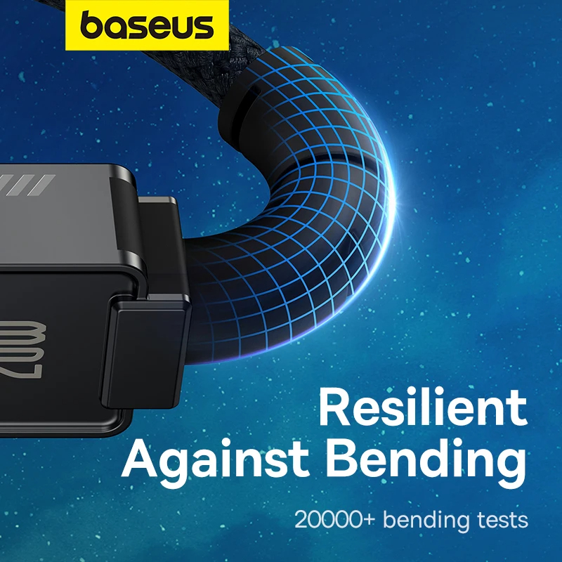 Cáp Sạc Nhanh Cho i.P Baseus Unbreakable Series Type-C to L.i.g.h.t.n.i.n.g PD 20W (Fast Charging Data Cable)