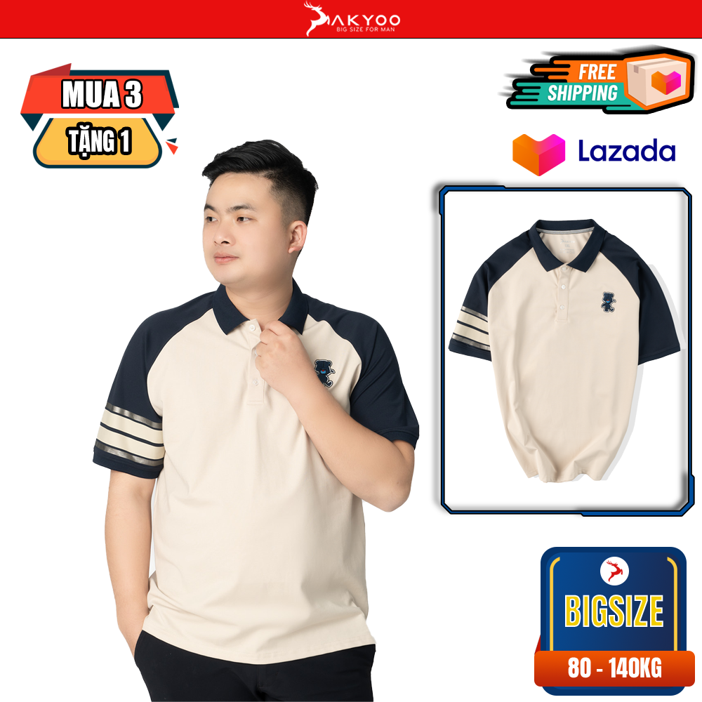 Áo Polo Phối Vai Xanh Họa Tiết Dành&hellip;