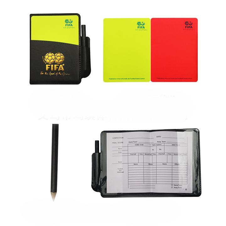 [HCM]Set sổ thẻ đỏ thẻ vàng cho trọng tài bóng đá
