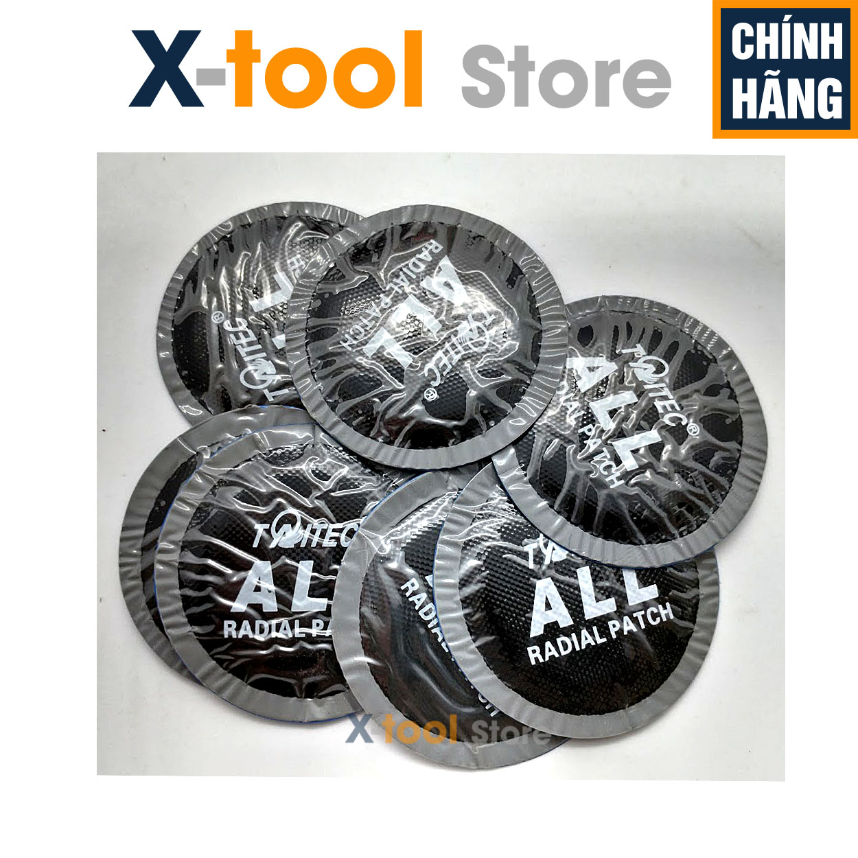 Miếng Vá Săm, Vá Lốp Đa Năng Kích thước 60mm - Uvr-60 (hộp 30 miếng)