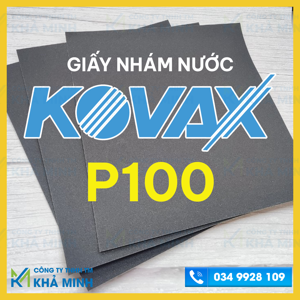 Giấy nhám nước Kovax chất lượng cao đầy đủ các số
