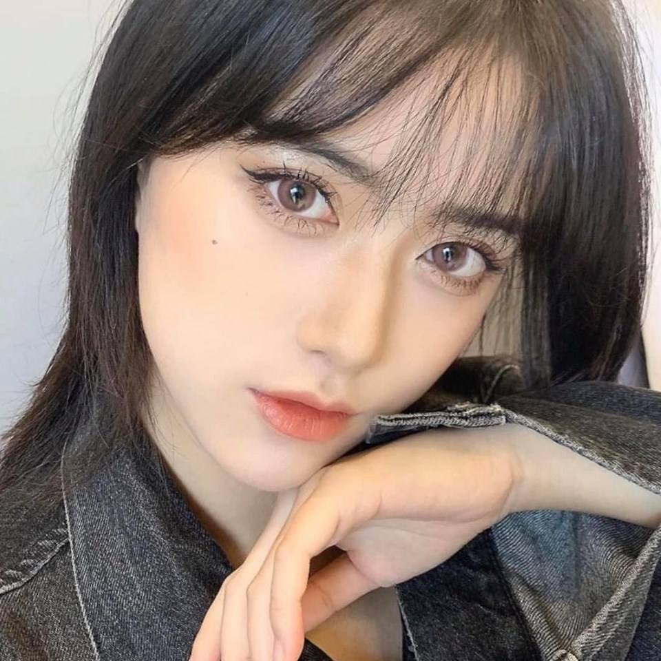 Contact Lens Pink Color + Case