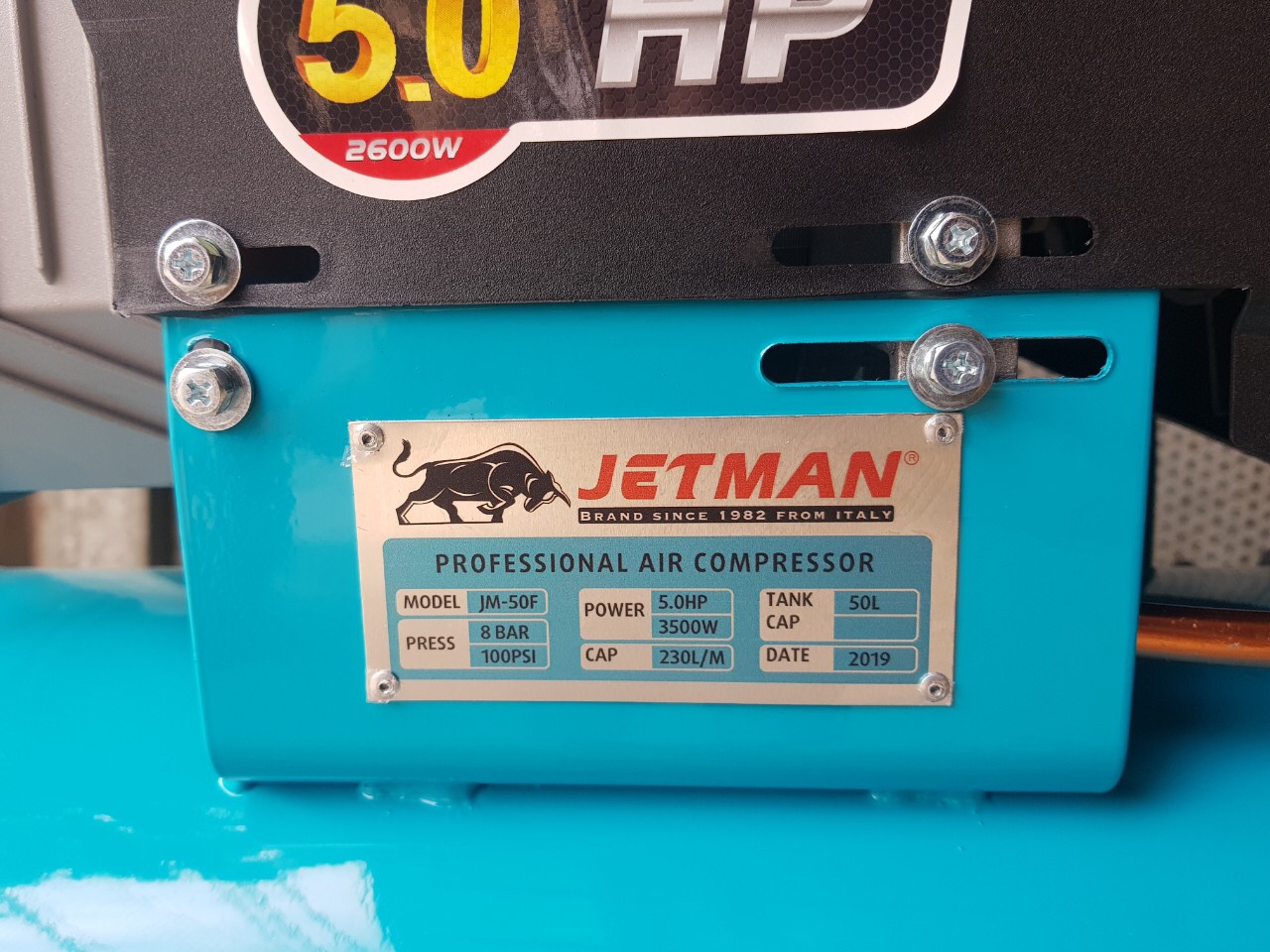 Máy Nén Khí Jetman 5Hp 50 Lít JM-50F