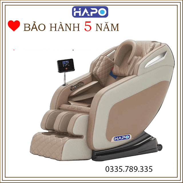 Ghế mat sa Đa Năng Hapo CON LĂN 8D DI ĐỘNG.