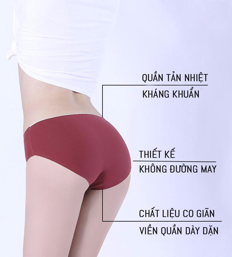 Combo 5 quần lót nữ cotton kháng khuẩn cao cấp[ảnh thật]