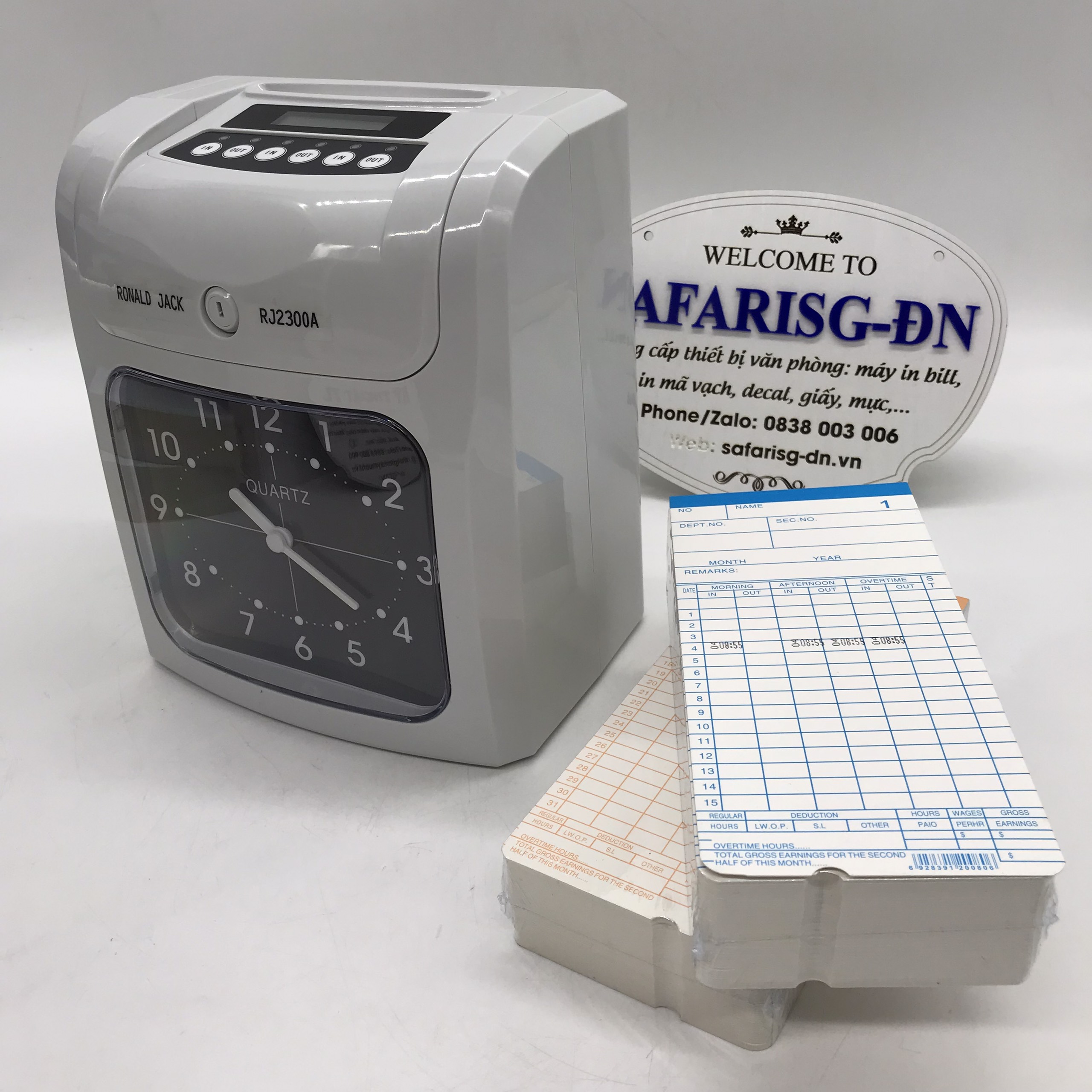 Máy Chấm công Thẻ giấy 2300A & 2300N ( tùy chọn)