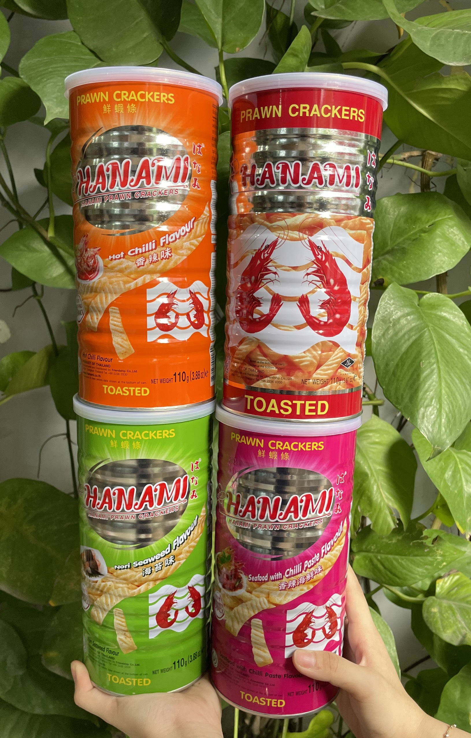 Snack Tôm Hanami Thái Lan Hanami Crackers