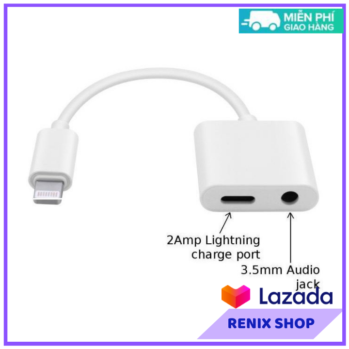 [SALE SỐC] Đầu chuyển đổi từ Lightning sang Jack 3.5 cho  iphone ip7/plus ip8/plus ipX/Xs ...
