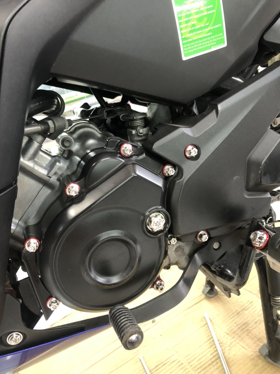 Mâm Lửa 1 Con Dùng Chung Honda-Yamaha Chất Liệu Inox304