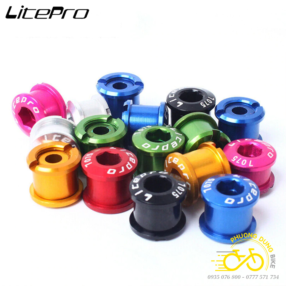Bộ 5 Ốc vặn đĩa răng vào giò xe đạp LITEPRO