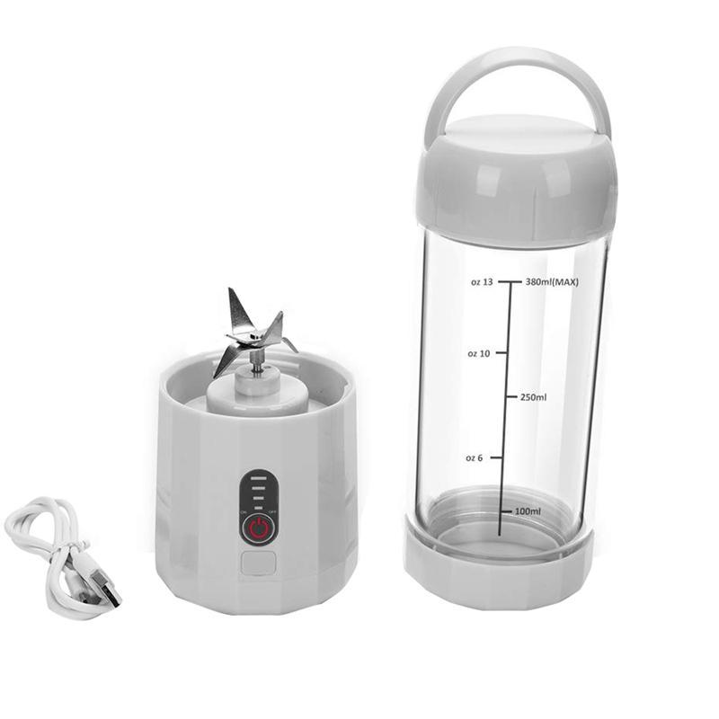Personal Portable Blender With 480Ml Travel Bottle,Served Smoothie Blender Six Blades In 3D Superb Mixing Personal Size Mixer Fruit Juicer Blender For Shakes And Smoothies