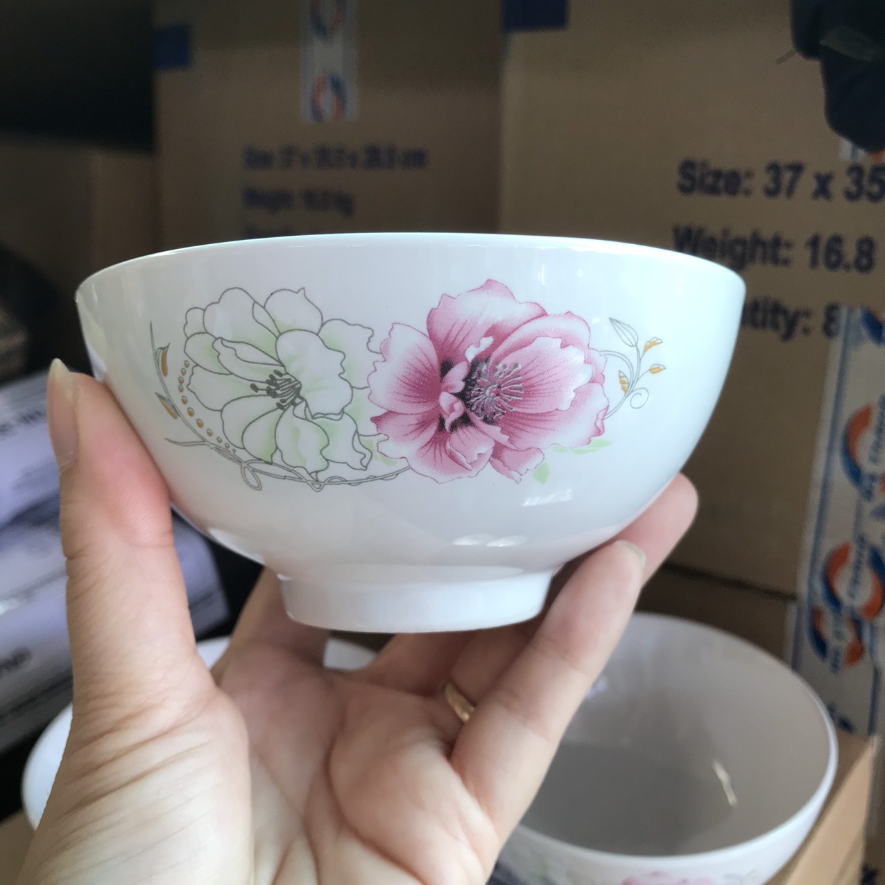 Combo 10 chén sứ dễ thương ( hình ngẫu nhiên)
