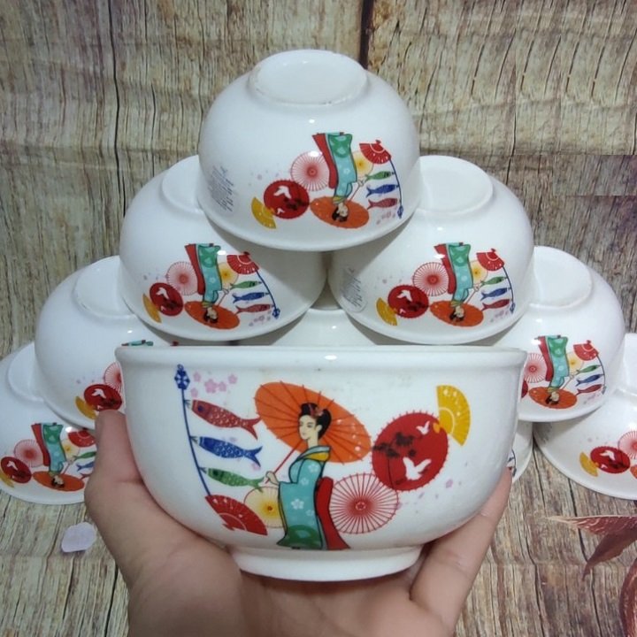 [HCM]bộ chén sứ ăn cơm - combo chén sứ ăn cơm