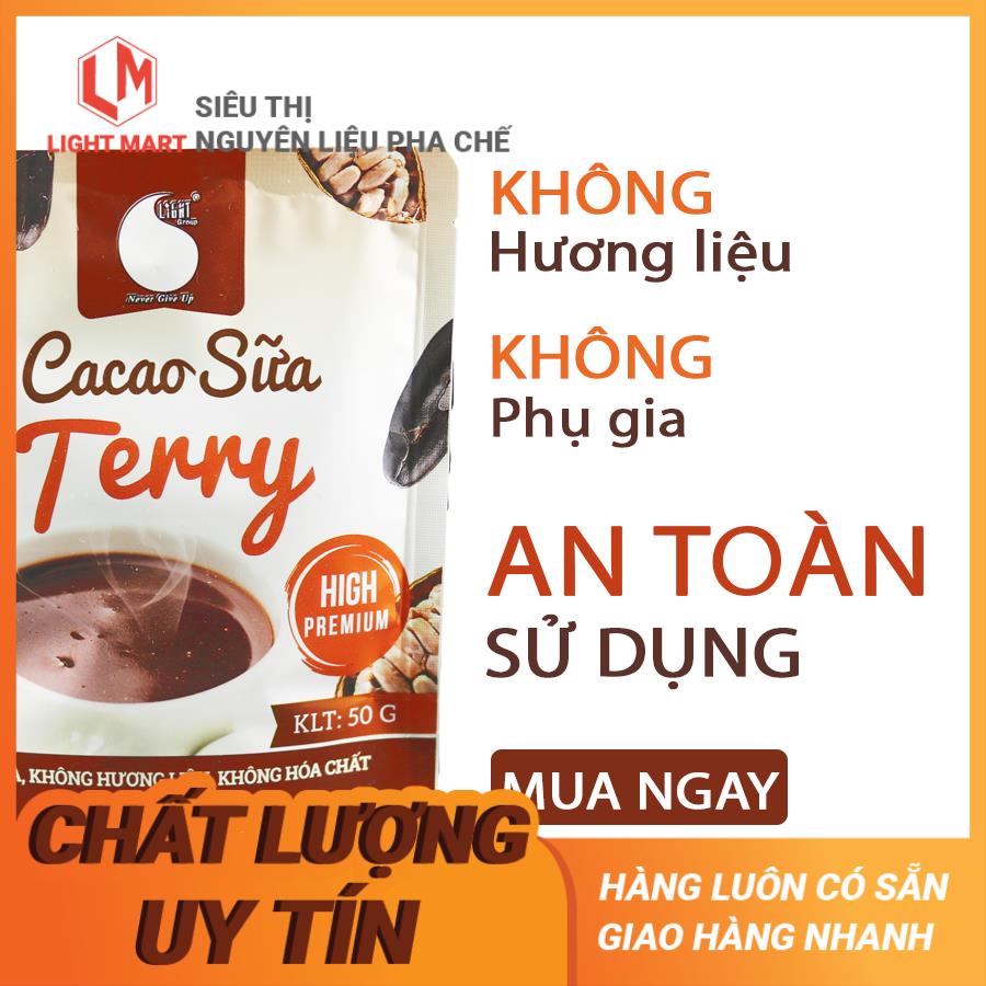 Bột cacao sữa Terry pha thức uống gói 50g - Light Mart