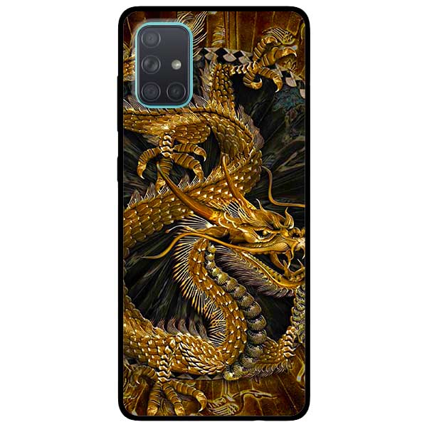 [HCM]Ốp lưng dành cho Samsung A51 / Samsung A71 mẫu Rồng Nền Đen