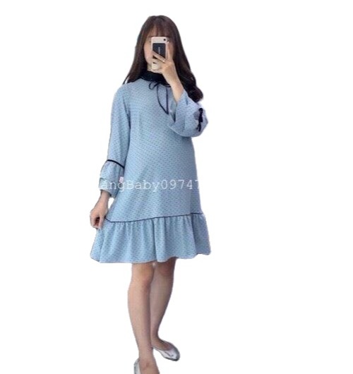 Váy bầu thu thiết kế đuôi cá