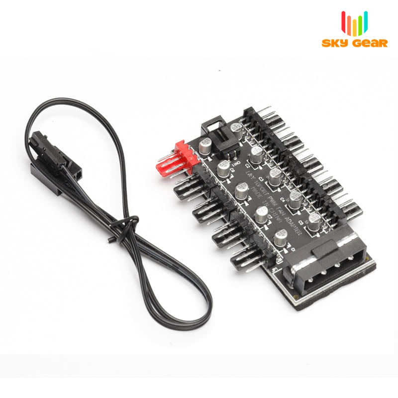 Fan hub 10 cổng pwm OEM