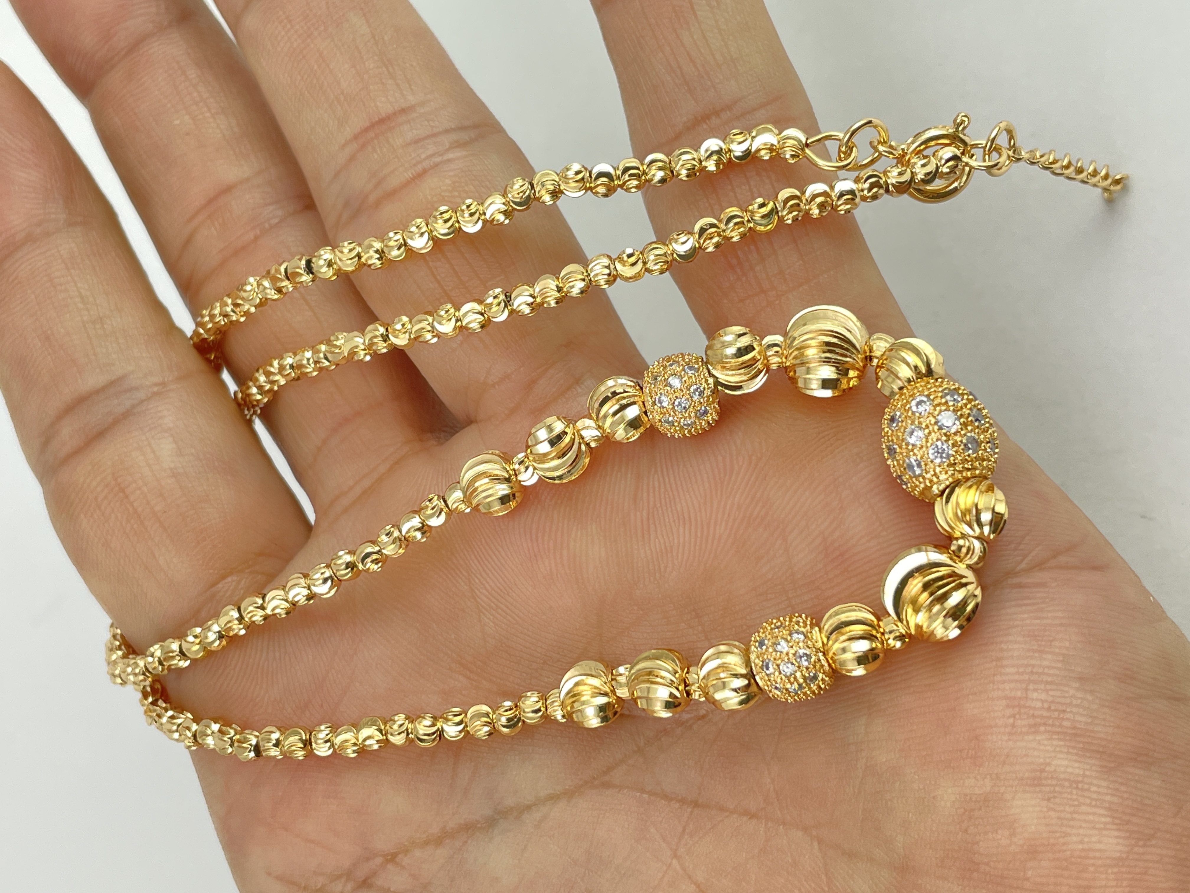 [HCM]DÂY CHUYỀN NỮ MẠ VÀNG 18K CAO CẤP - DC218L15