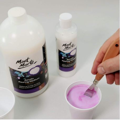 Dung môi pha loang, long mau acrylic, Mont Marte 240ml