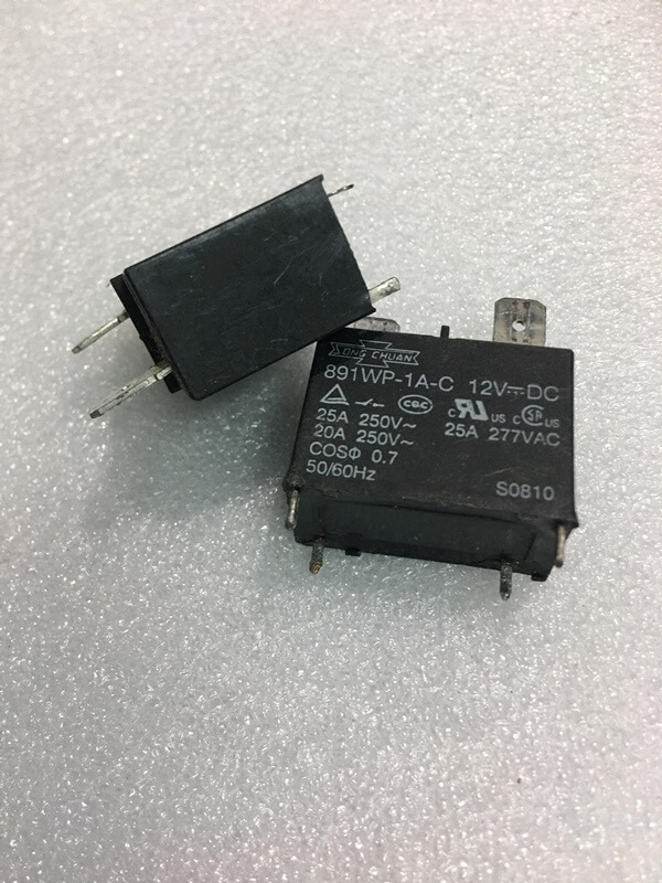 Relay cấp lốc điều hòa 25A bóc máy