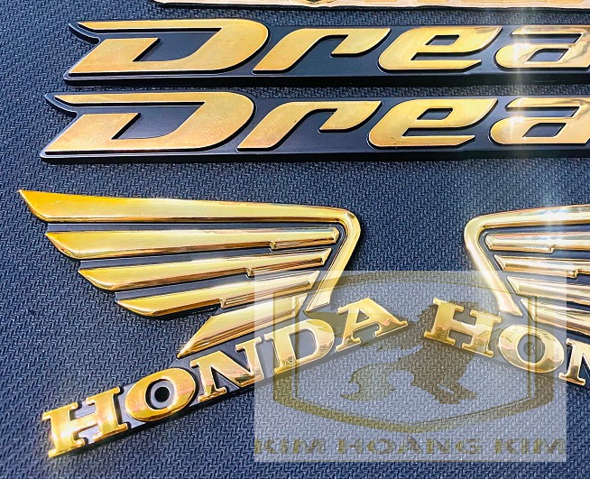 Bộ tem Dream dành cho xe đi kiểng (6 món) màu Vàng