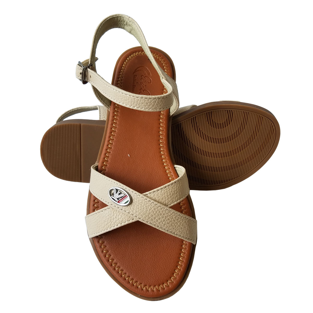 Giày Sandal Nữ Da Bò Thật BIGBEN Cao Cấp SDN88