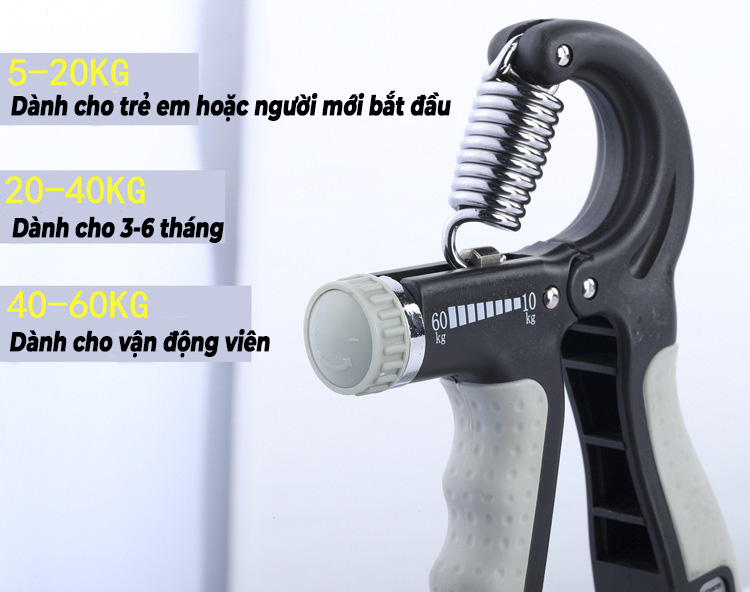 Kìm Bóp Tập Cơ Tay Chữ A Có Lò Xo Điều Chỉnh Lực , Thiết Kế An Toàn Chắc Chắn, Giúp Giảm Stress, Tuần Hoàn Máu Hiệu Quả