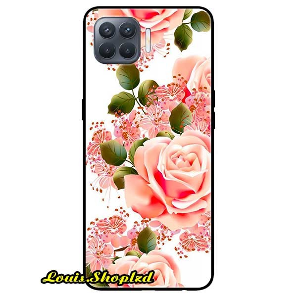 [HCM]Ốp Lưng Dành Cho Oppo A93 - Oppo F17 Pro - Hoa Hồng Nhạt
