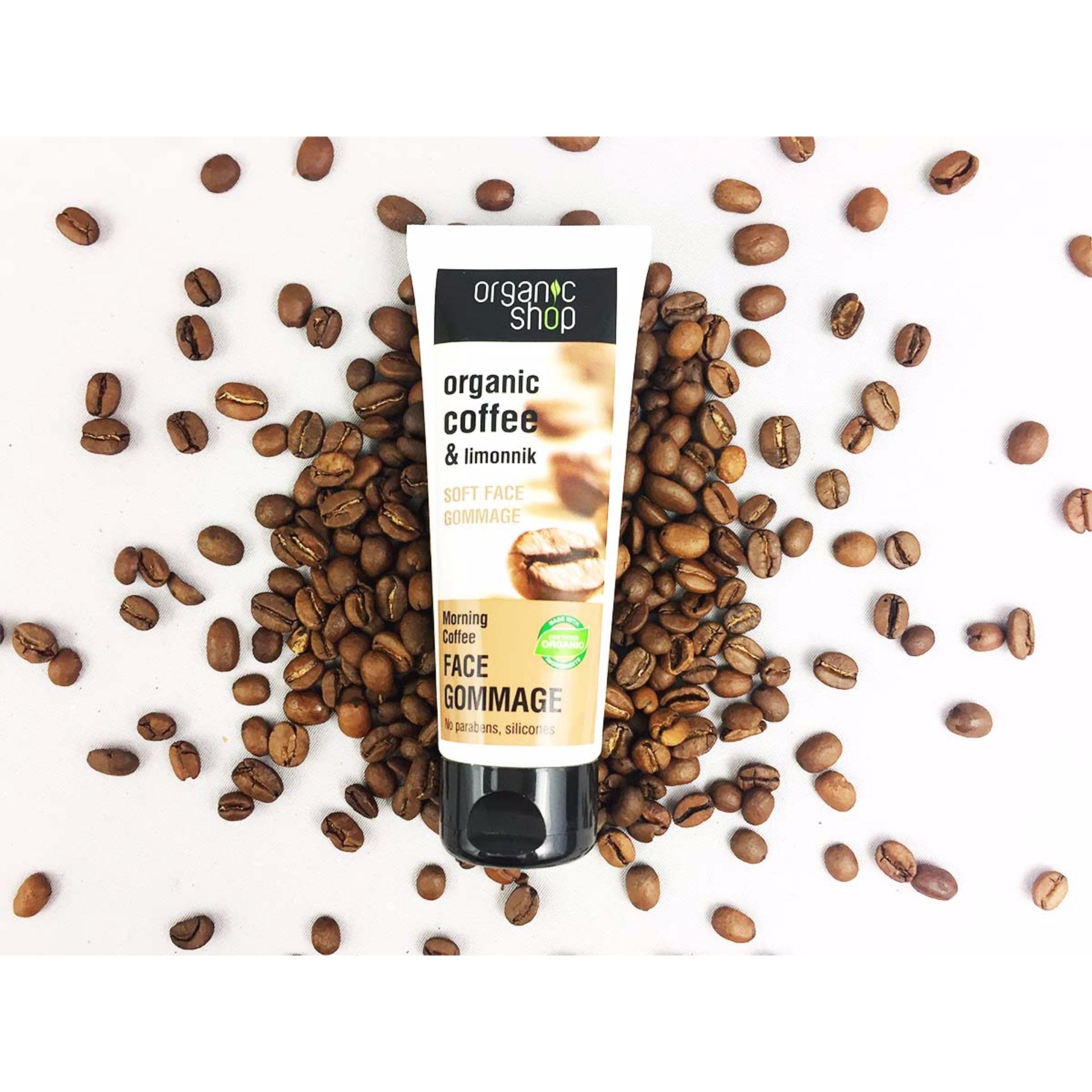 Tẩy Da Chết Mặt Organic Shop Cà Phê 75ml