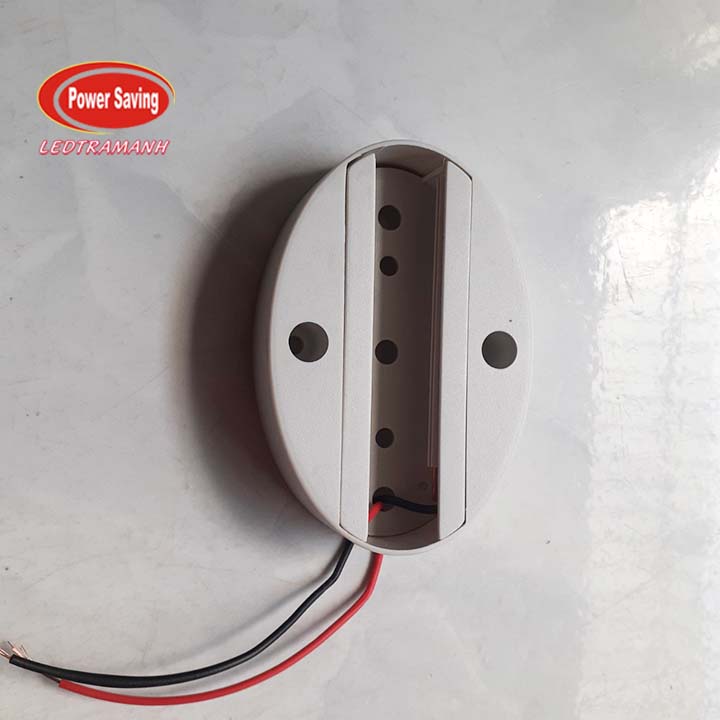 Đế ray đơn hình oval sử dụng cho đèn ray