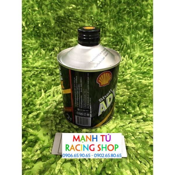 Nhớt shell advance 2t cho dòng xe 2 thì 0,5l/ 1l