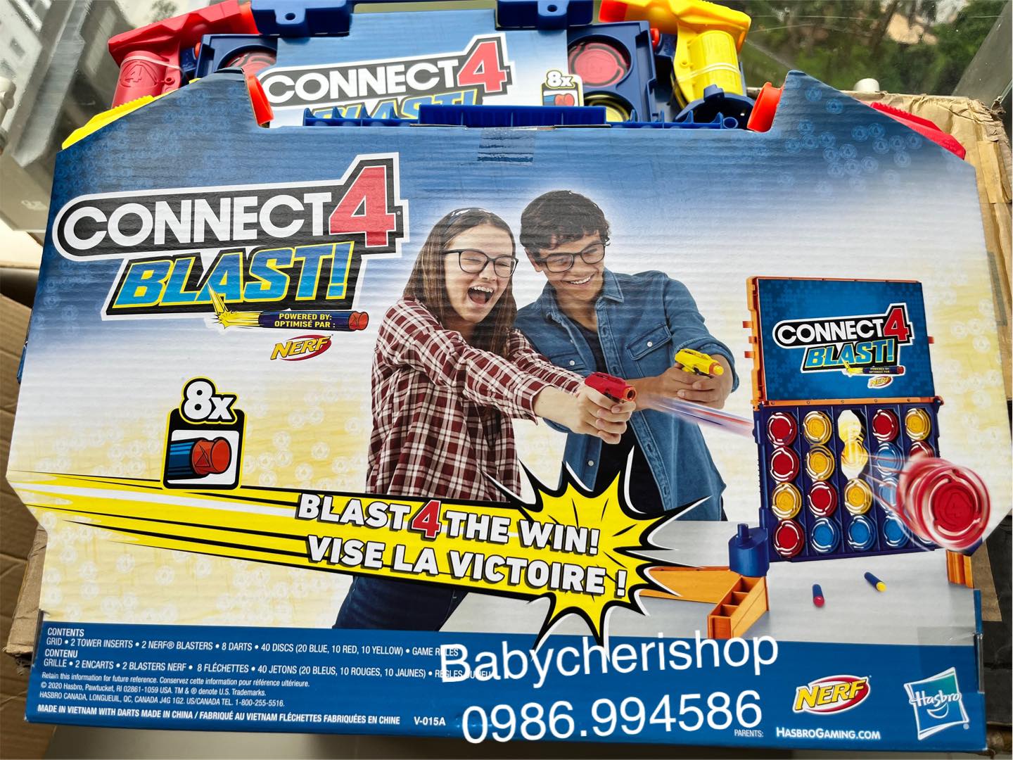 Đồ Chơi HASBRO GAMING Cờ Ca Rô Connect 4 Blast