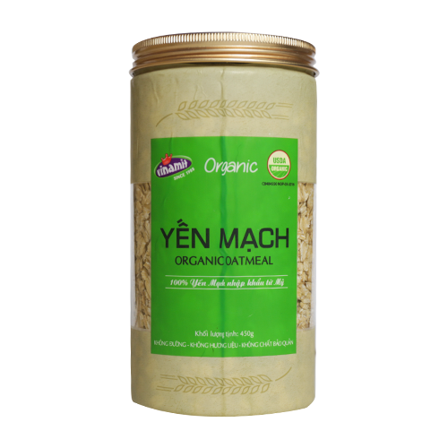 Yến mạch VINAMIT ORGANIC 450g (Lon)