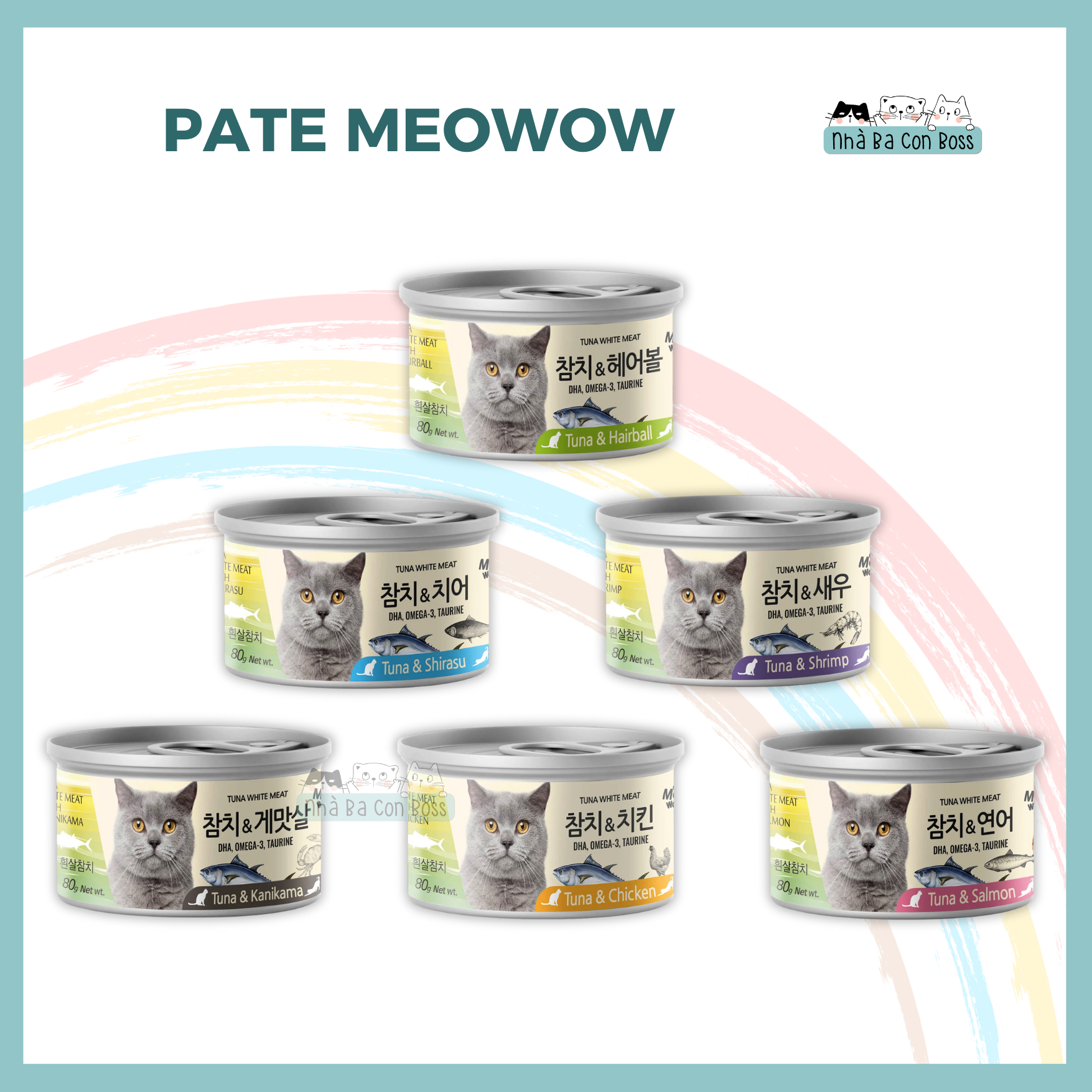 [Lon 80g] Pate Cho Mèo Meowow