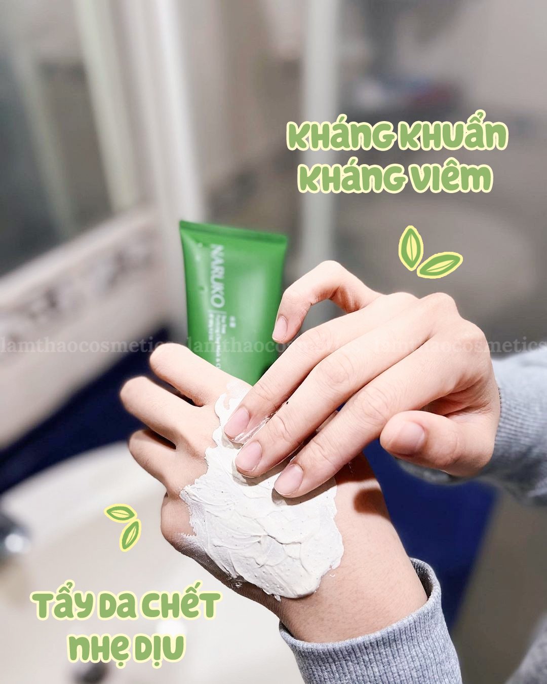 Sữa Rửa Mặt Naruko Tea Tree Purifying Clay Mask & Cleanser 120g
