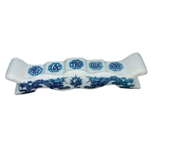 Bộ kỷ ngai 5 chén gốm sứ Bát Tràng
