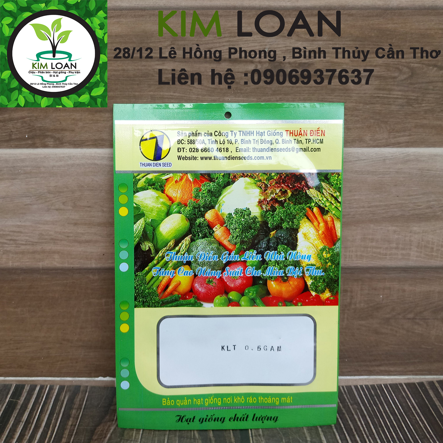 Hạt giống cà chua trái lớn gói 0.5g