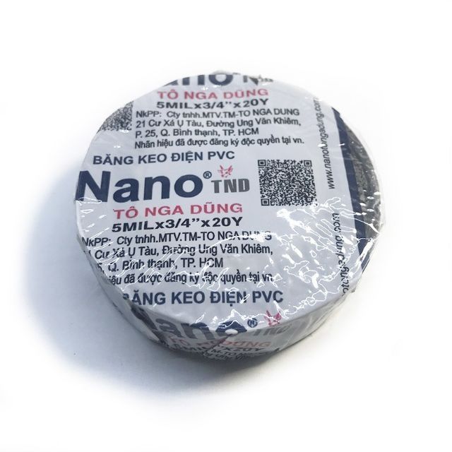 Bộ 5 cuộn băng keo điện Nano 10Y TÔ NGA DŨNG