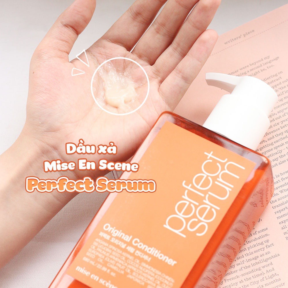 Dầu gội + xả miseen scene perfect serum hàn quốc 680ml