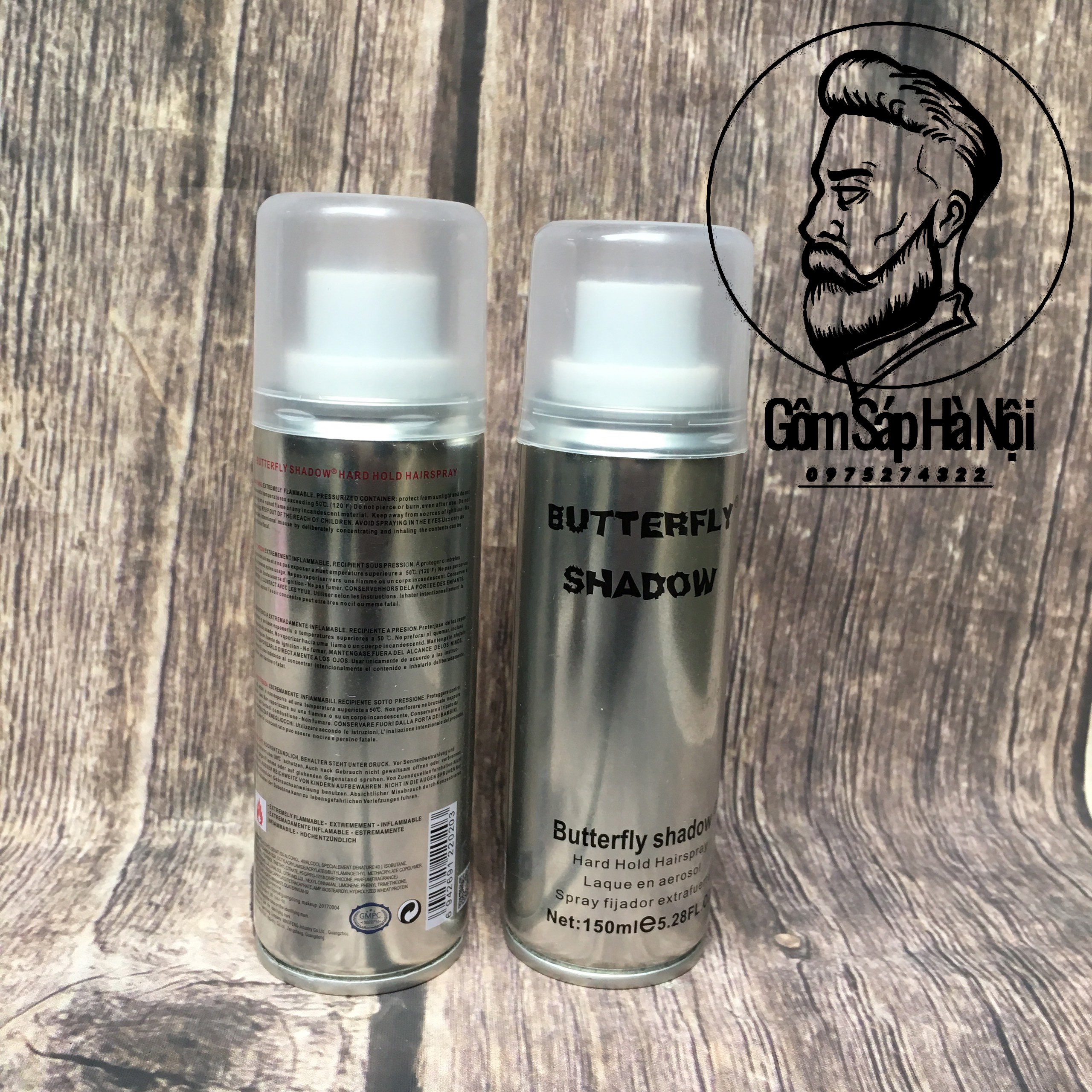 Gôm Xịt Tóc Buterfly Shadow Mini 150ml