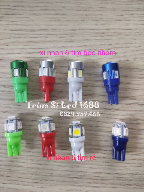[Giá 1 Đôi] ĐÈN LED XI NHAN DEMI 6 TIM XE MÁY