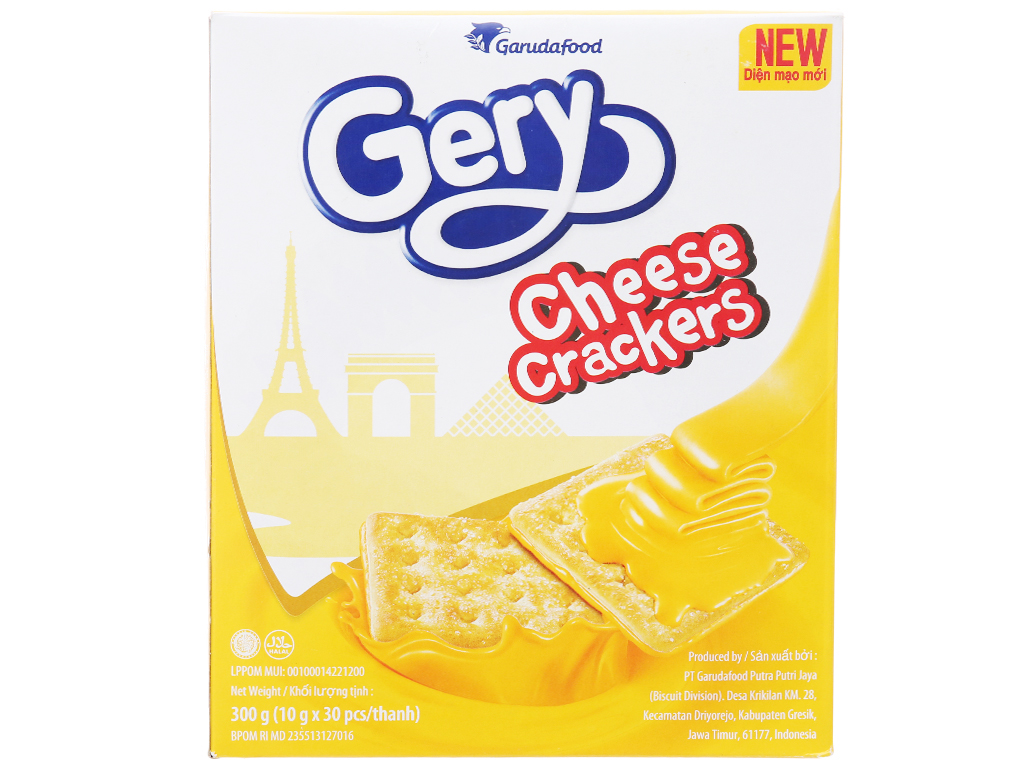 Bánh cracker phô mai Gery hộp 270G
