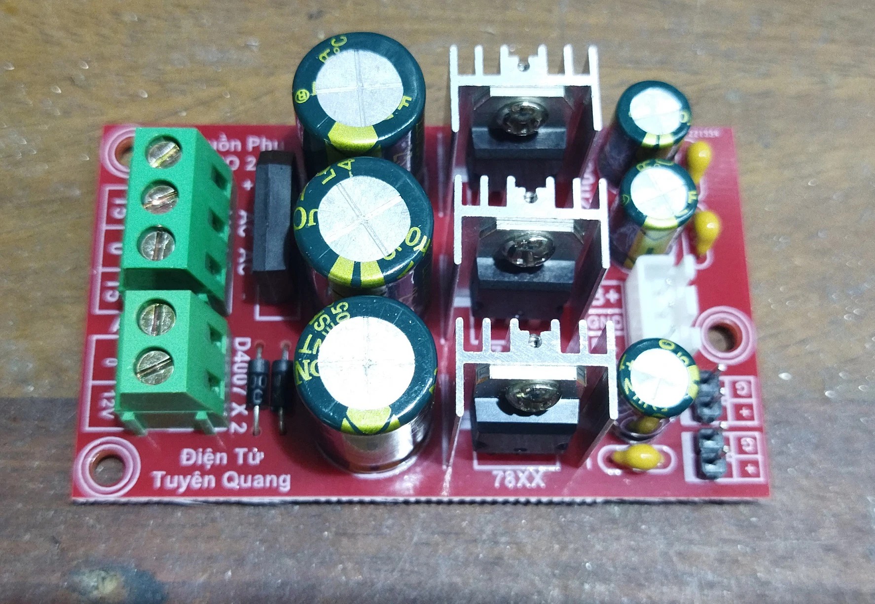 Mạch Nguồn Pre 15V Và 12V Cho Mạch USB Bluetooth - 1 Cái