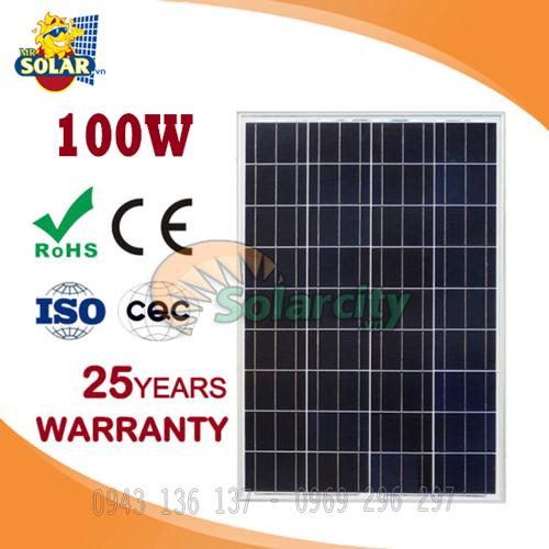 Tấm pin năng lượng mặt trời 100w Polycrystalline