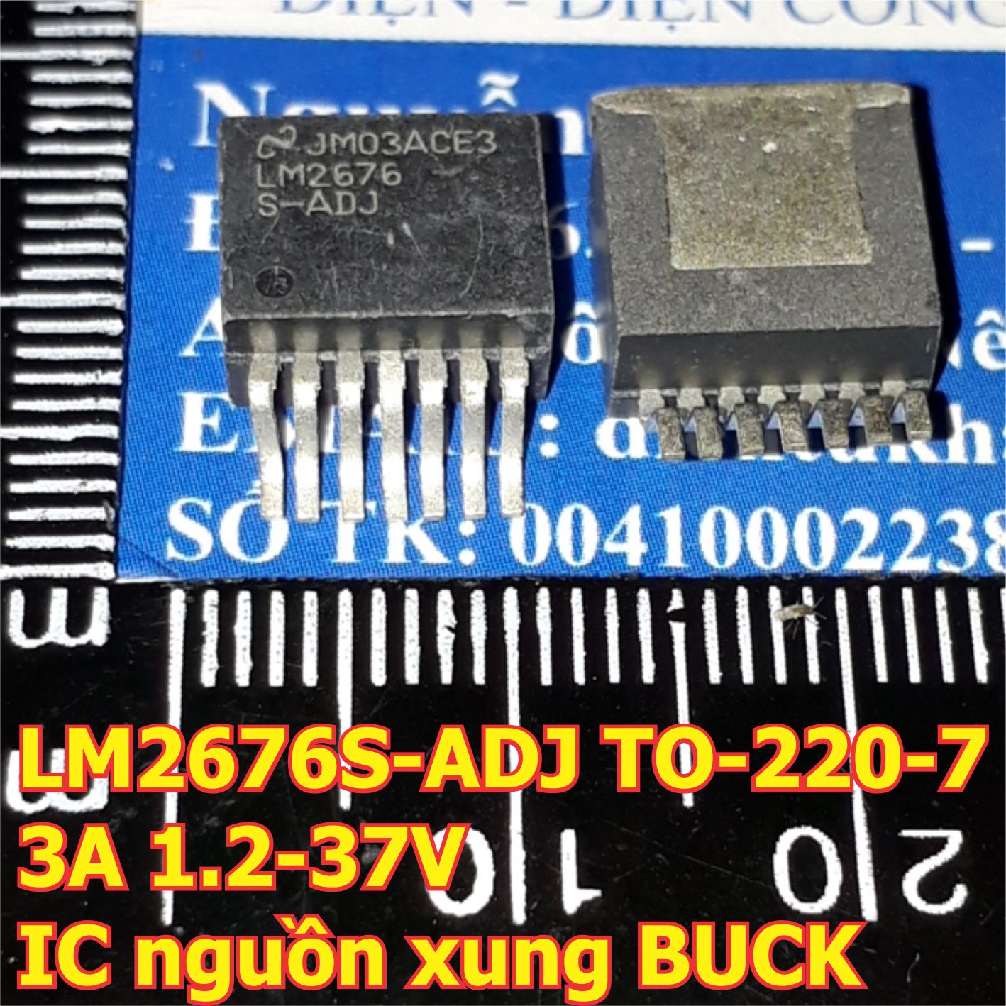2 con LM2676S-ADJ 2676 TO-220-7 3A 1.2-37V IC nguồn xung BUCK kde6322