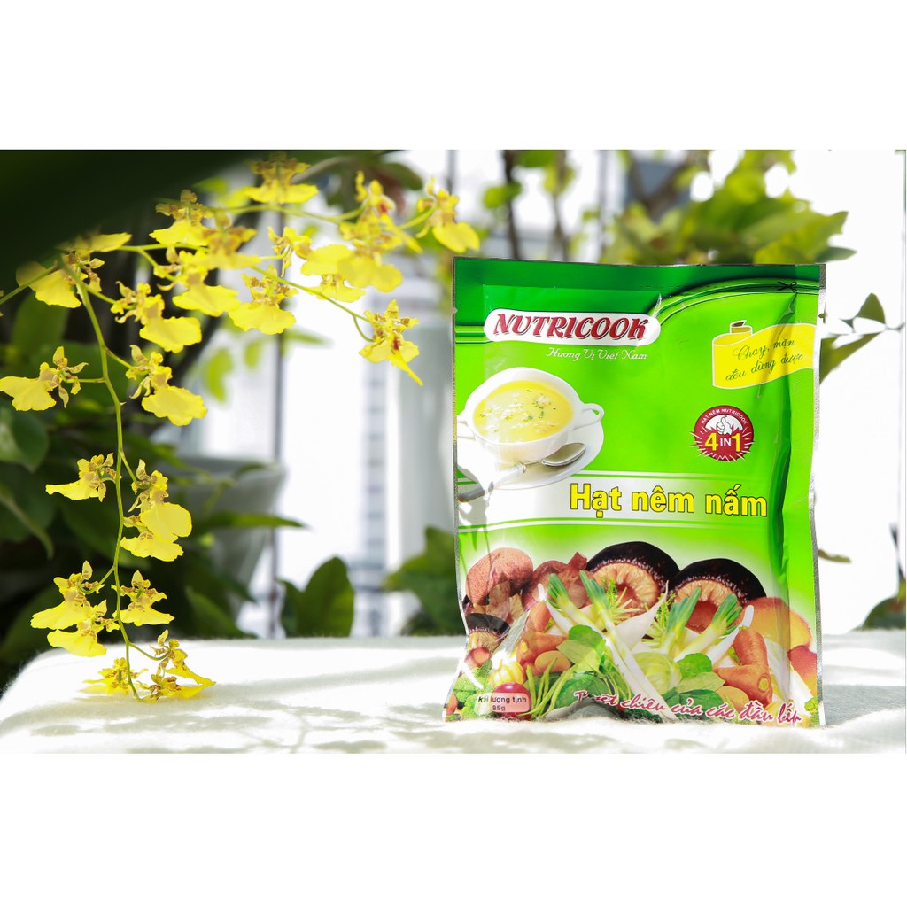 [HCM]HẠT NÊM CHAY NẤM HƯƠNG  900GR - NUTRICOOK